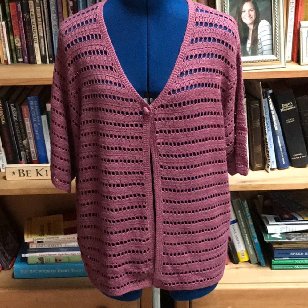 Norton Size XXL Open Front Sweater (B7)